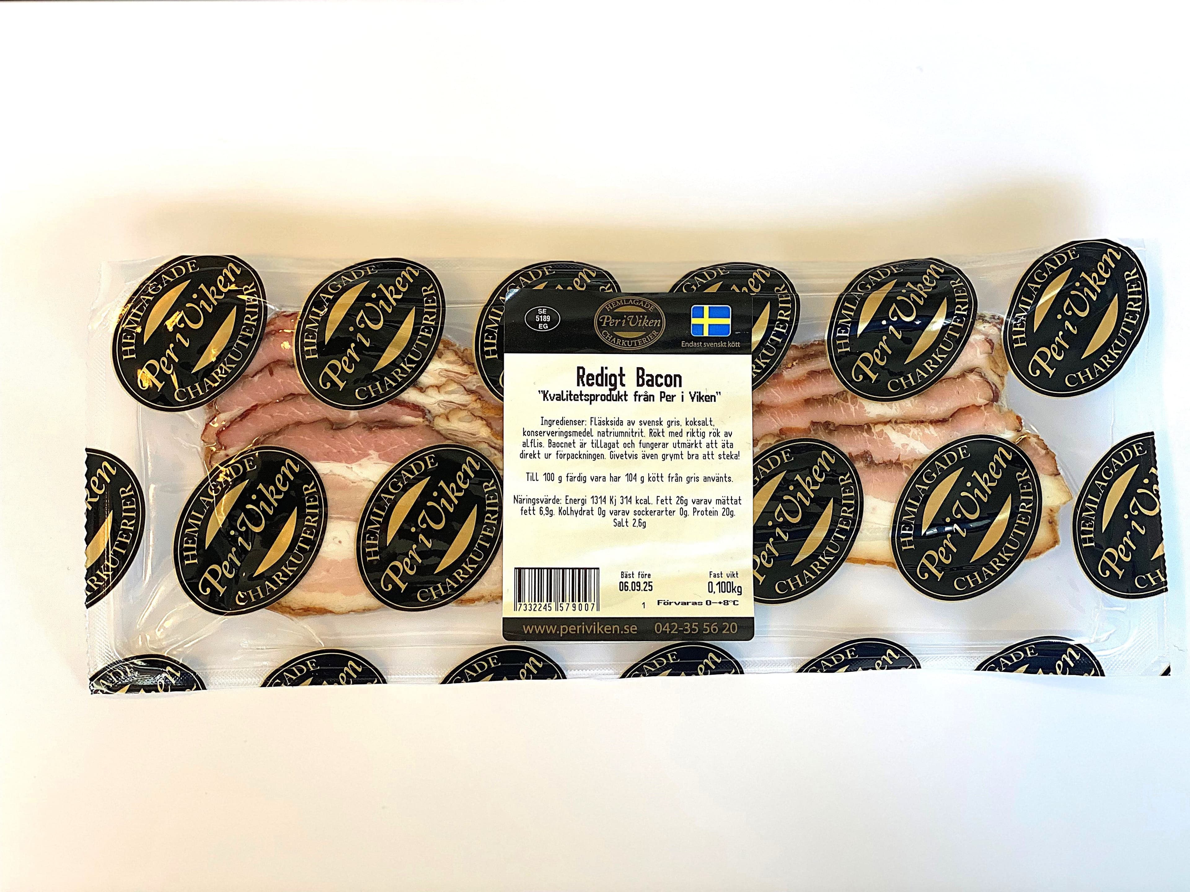 Redigt bacon 100g